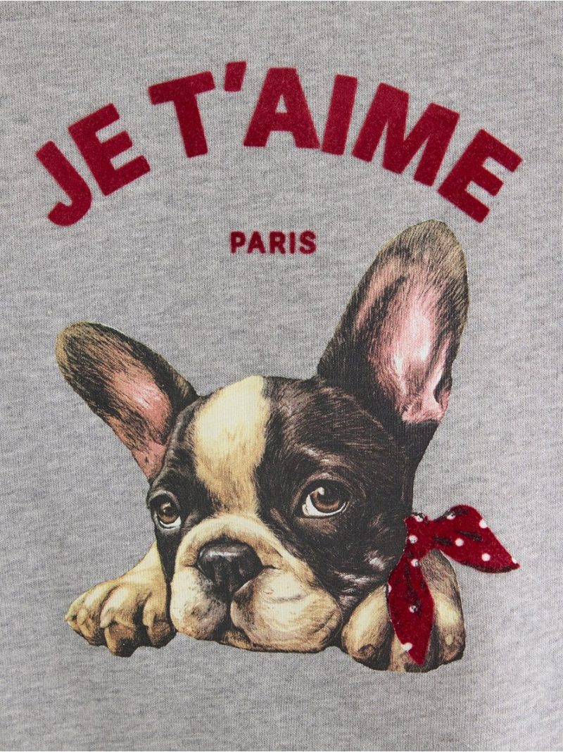 Short-sleeved sweatshirt - 3012982-9803