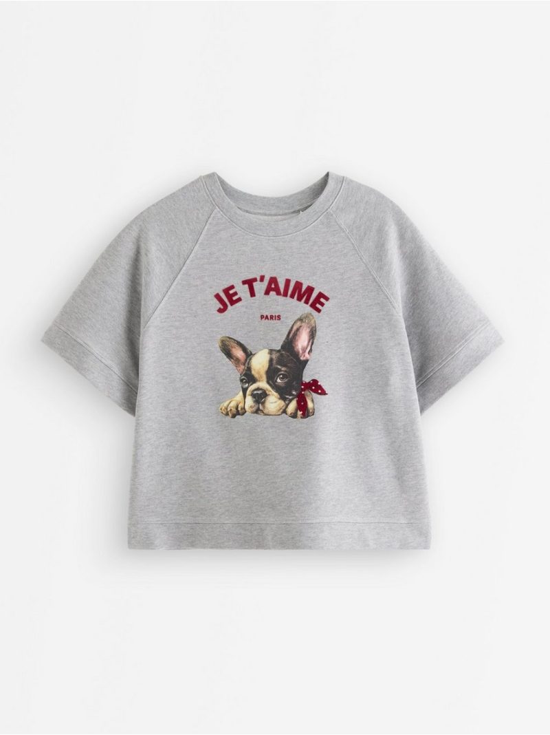 Short-sleeved sweatshirt - 3012982-9803