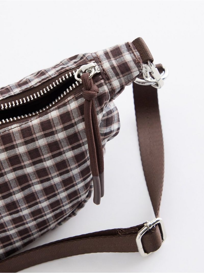 Checked crossbody bag - 3013248-260