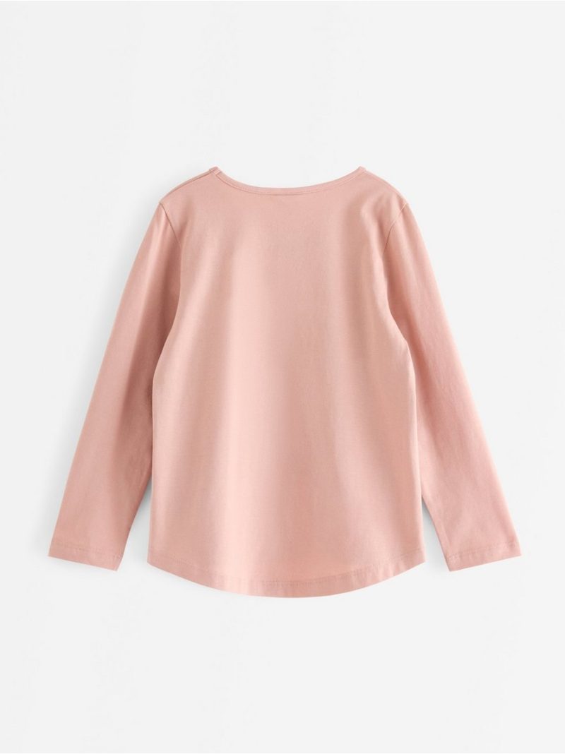Long-sleeved top with reversible sequins - 3013294-8493