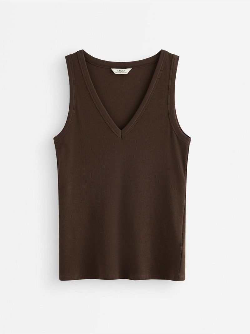 Ribbed tank top - 3013435-1863
