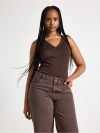 Ribbed tank top - 3013435-1863