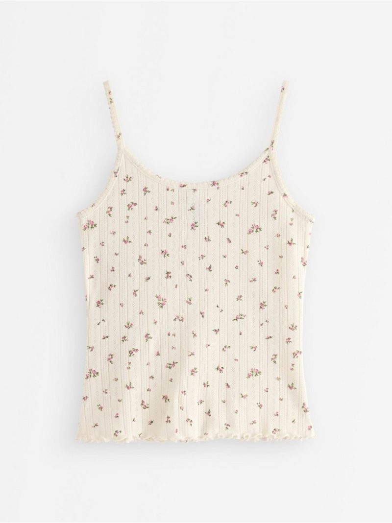 Pyjama top in pointelle - 3004226-7159