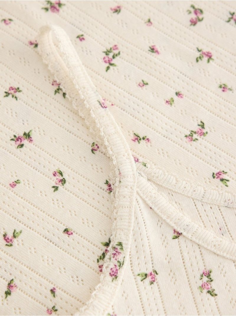 Pyjama top in pointelle - 3004226-7159