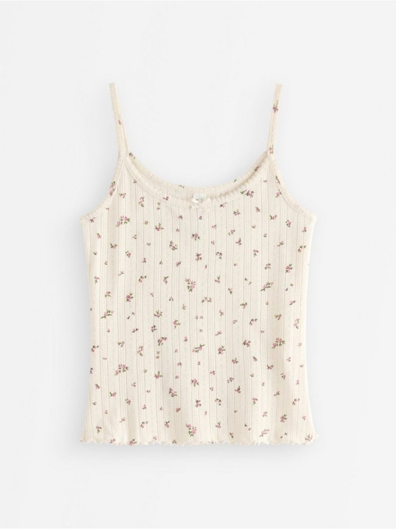 Pyjama top in pointelle - 3004226-7159