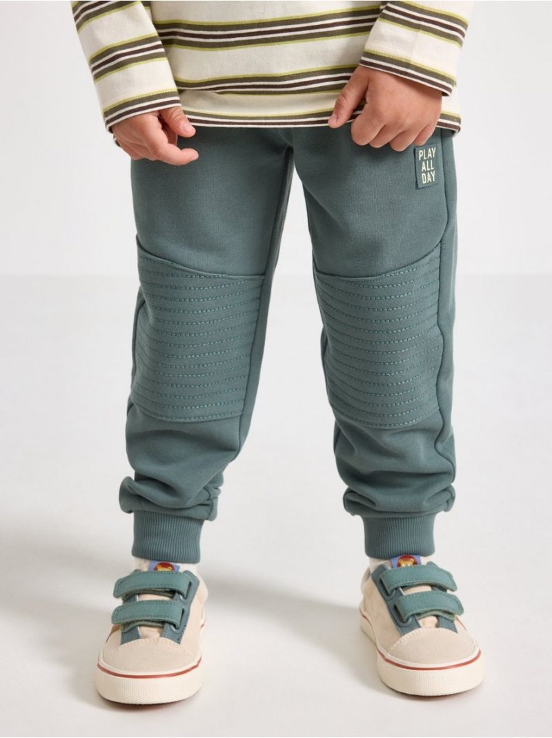 Joggers with reinforced knees - 3009222-8708