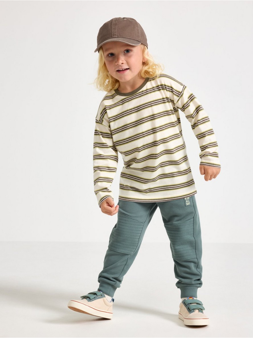 Joggers with reinforced knees - 3009222-8708