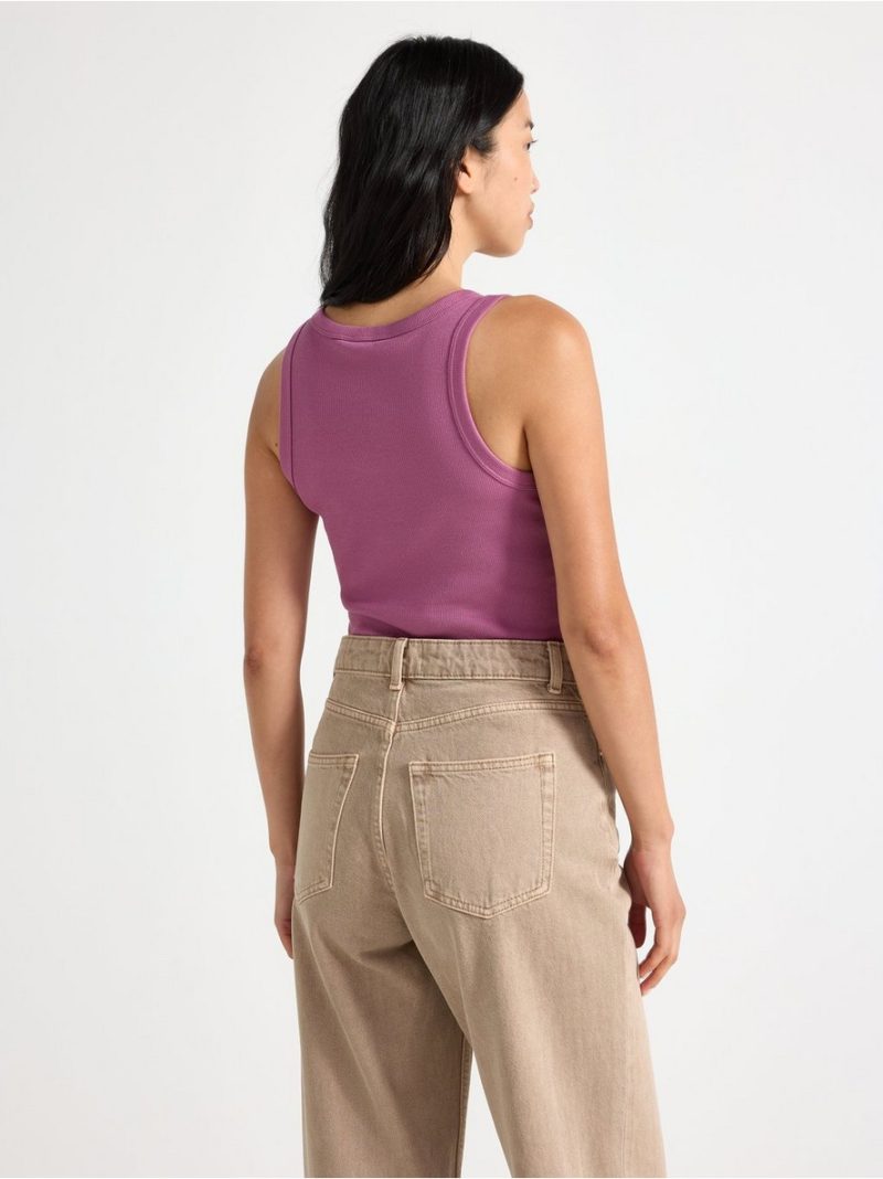 Ribbed tank top - 3010356-4378