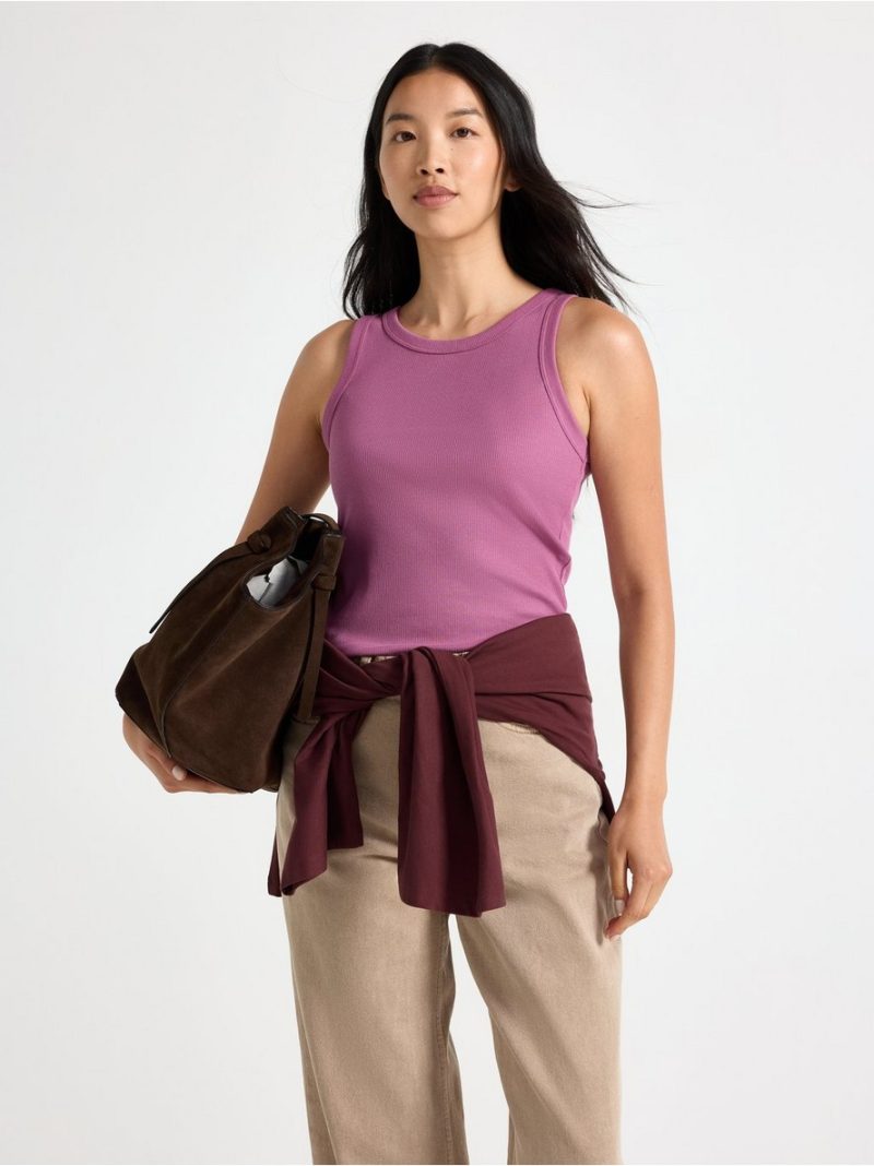 - Ribbed tank top Ribbed tank top - 3010356-4378