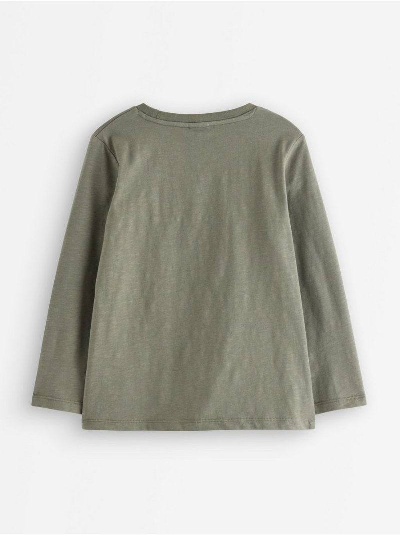 Long sleeved top in slub jersey - 3011059-6876