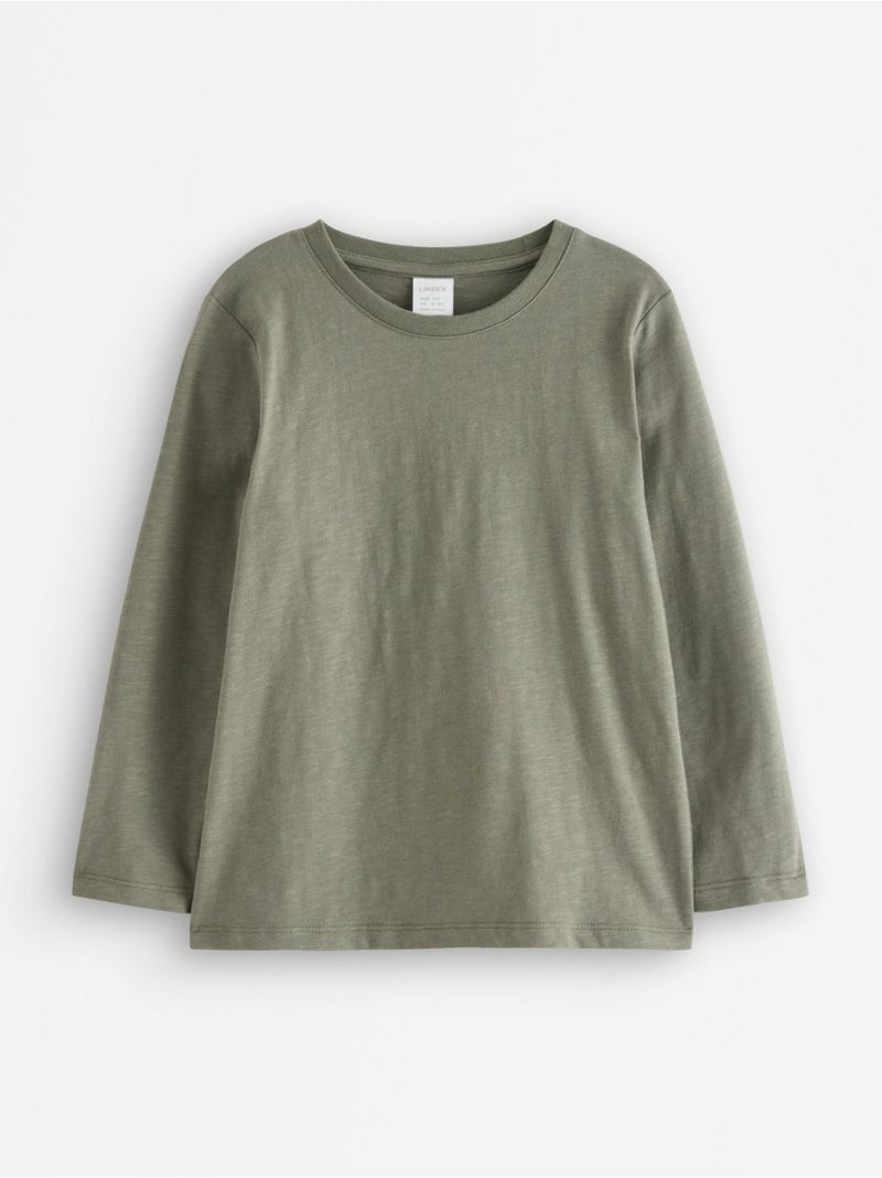 Long sleeved top in slub jersey - 3011059-6876
