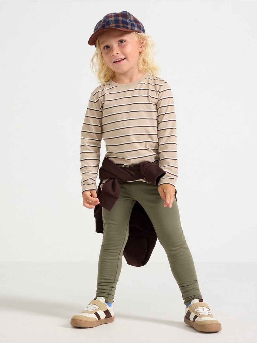 Leggings with brushed inside - 3011060-6876