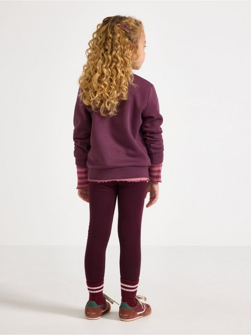 Leggings with brushed inside - 3011060-7268