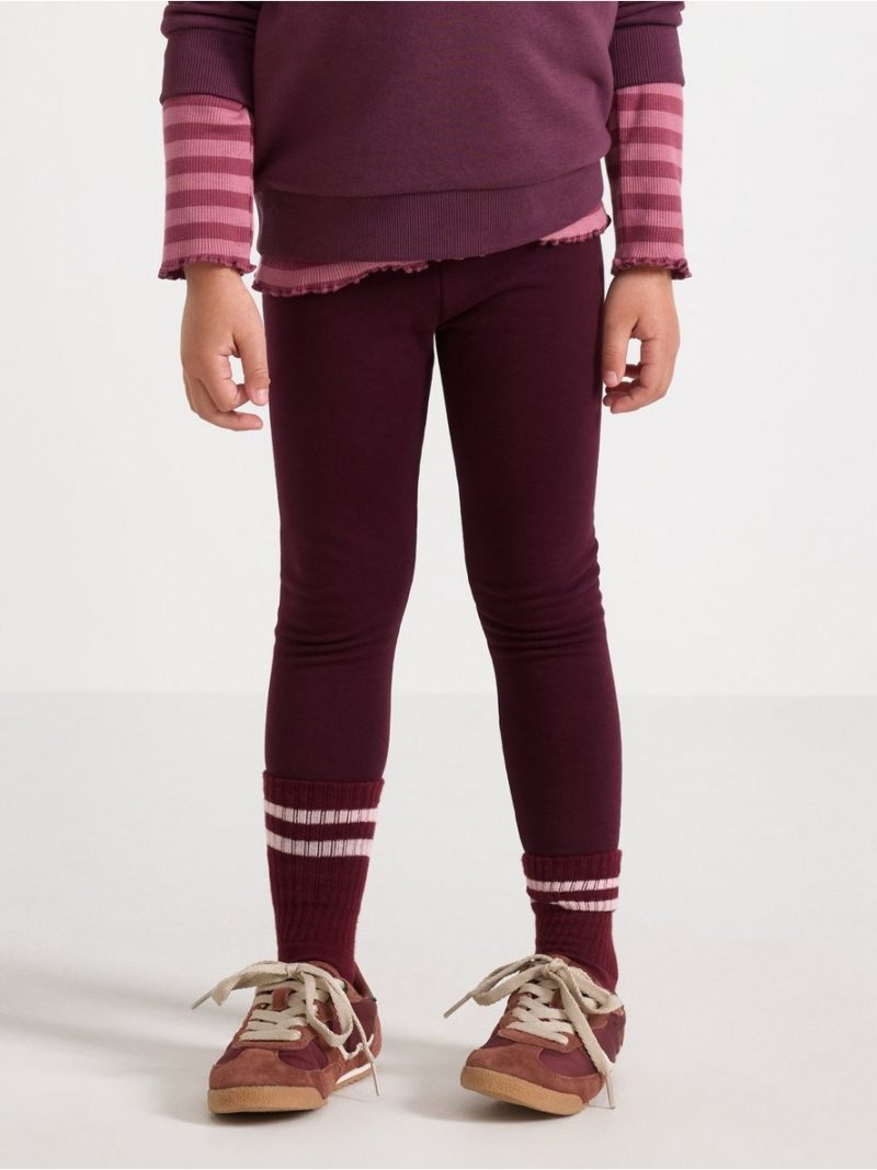 Leggings with brushed inside - 3011060-7268