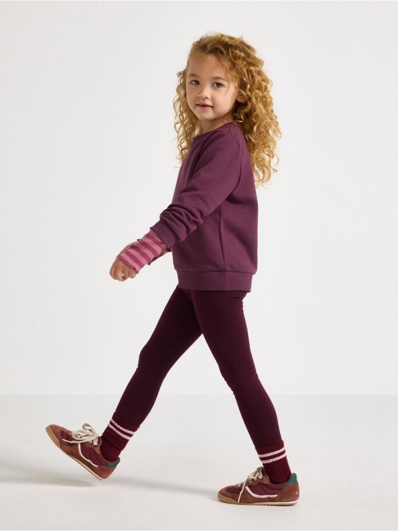 Leggings with brushed inside - 3011060-7268