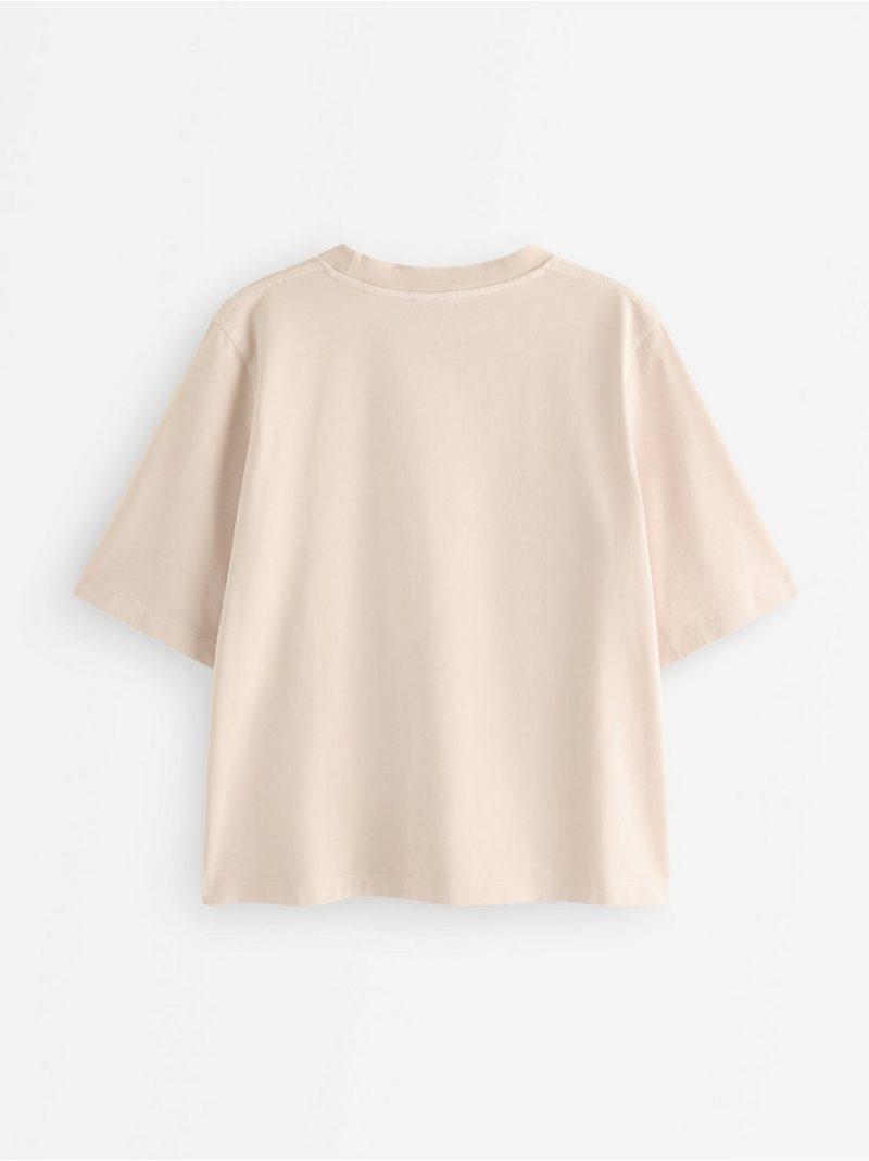 Oversized t-shirt in washed cotton - 3011251-7458