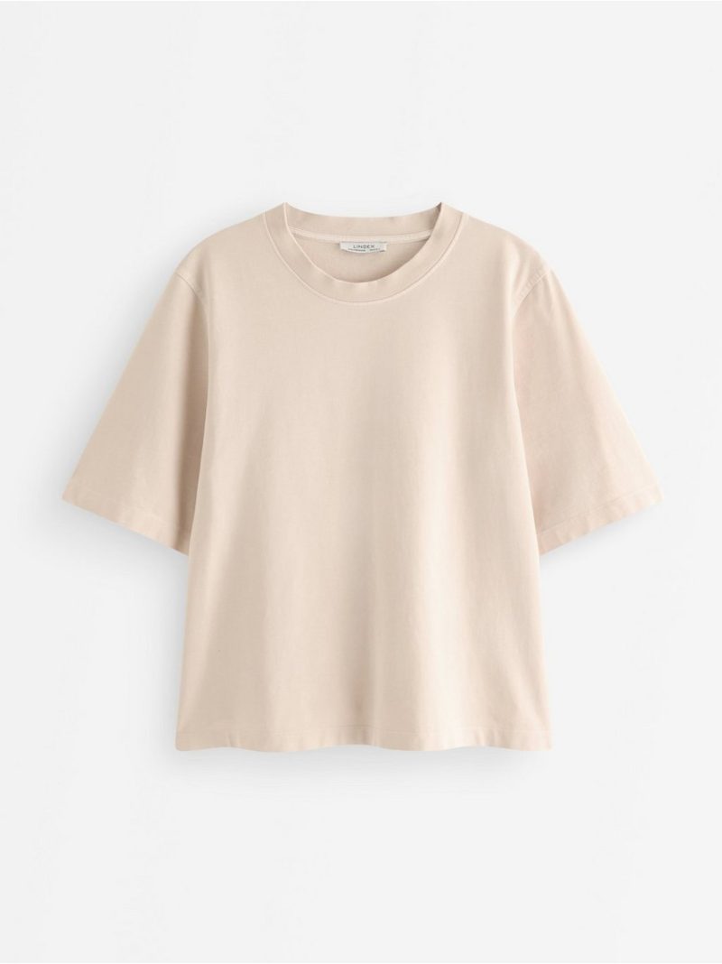 Oversized t-shirt in washed cotton - 3011251-7458