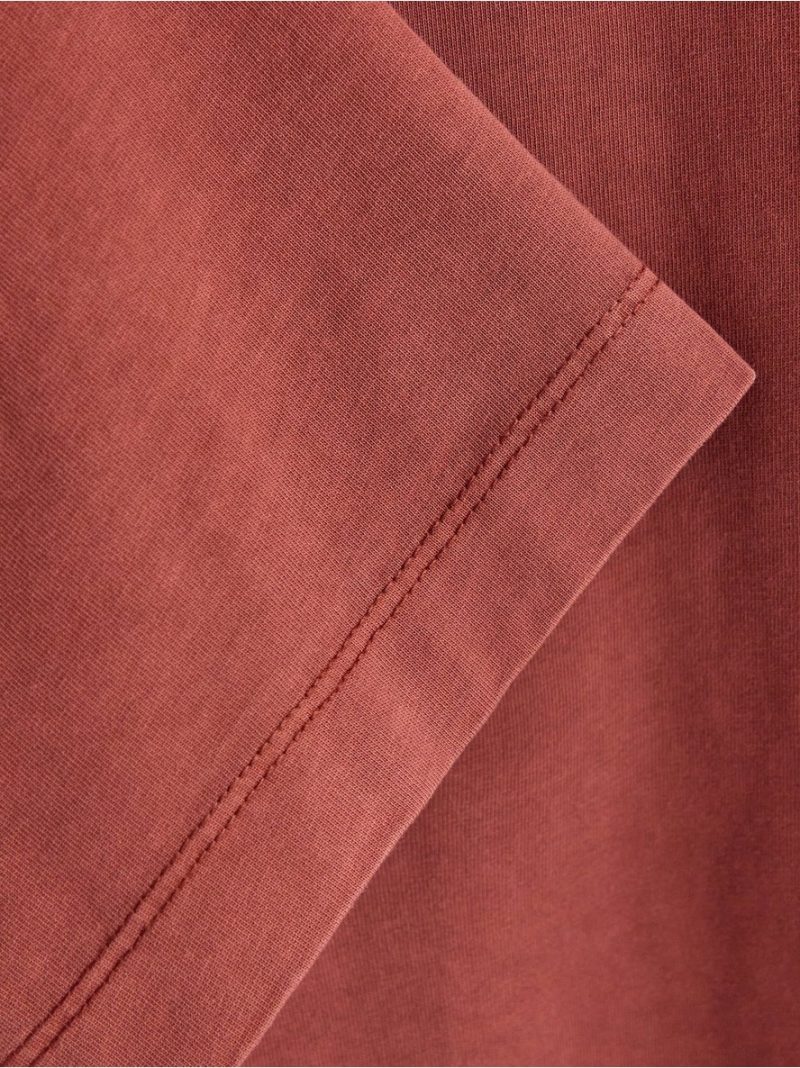 Oversized t-shirt in washed cotton - 3011251-9500