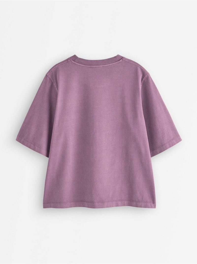 Oversized t-shirt in washed cotton - 3011251-9613