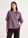 Oversized t-shirt in washed cotton - 3011251-9613