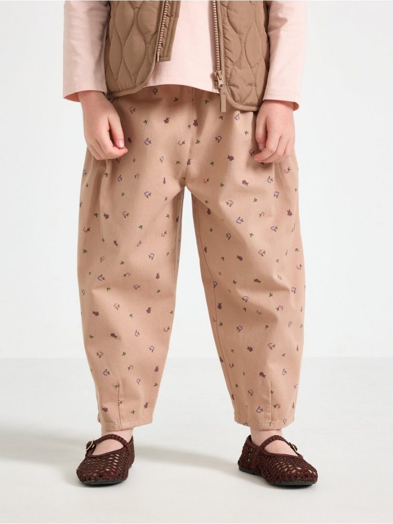 Trousers with barrel fit - 3011414-7541
