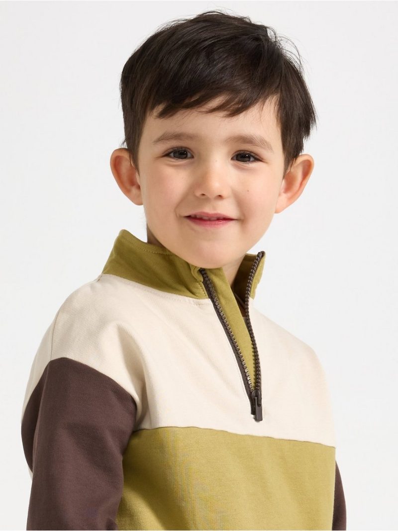 Sweatshirt with half-zip - 3011650-8555