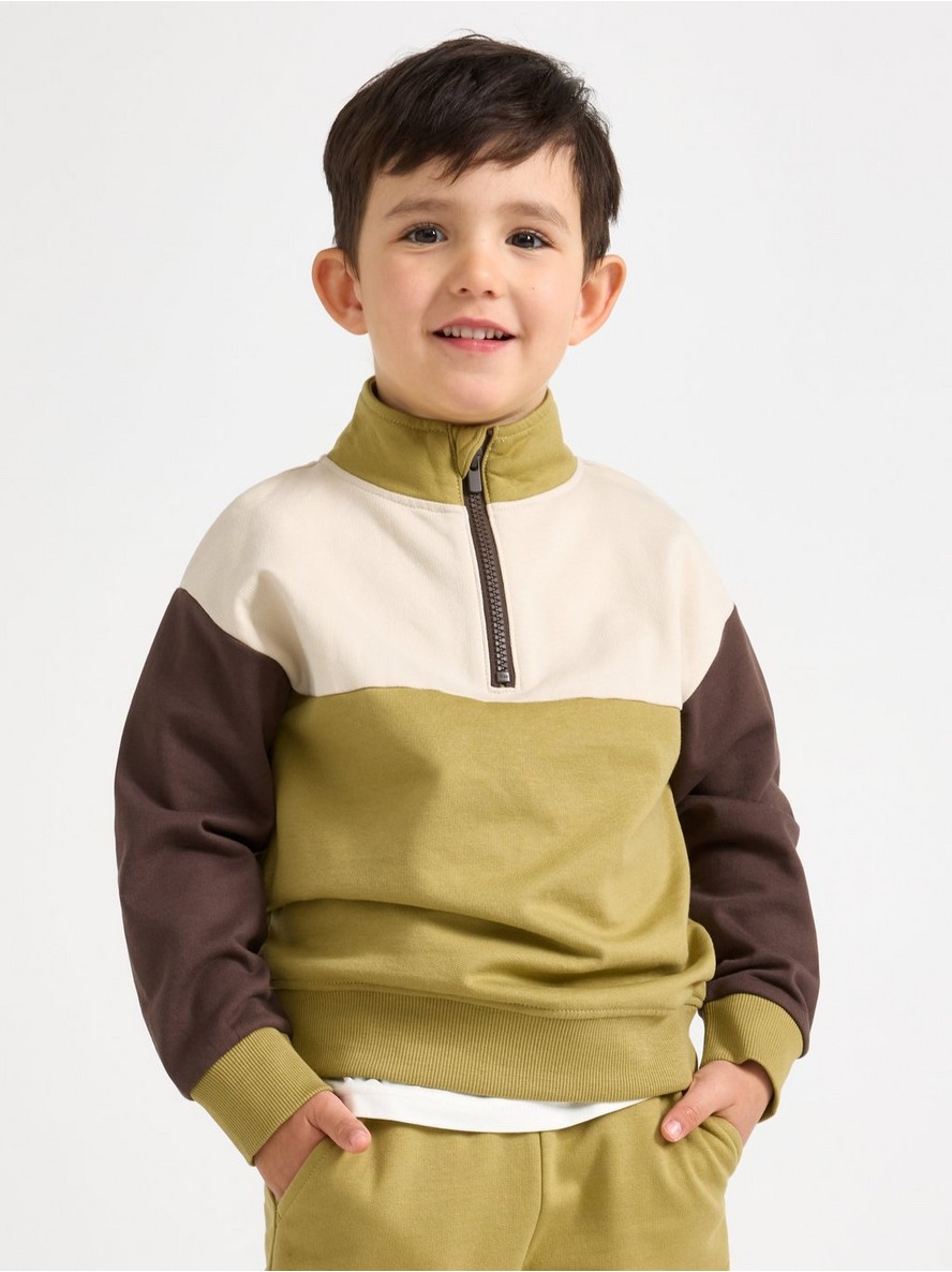 Sweatshirt with half-zip - 3011650-8555