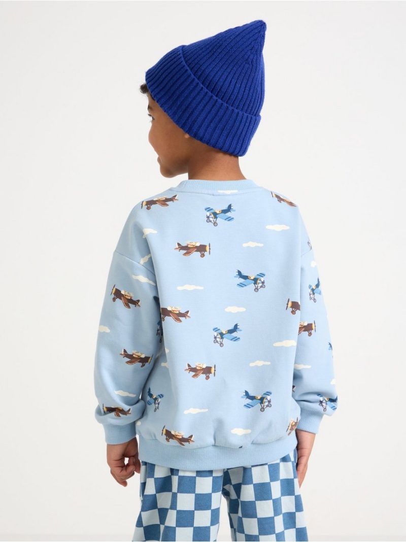 Sweatshirt with brushed inside - 3011667-7954