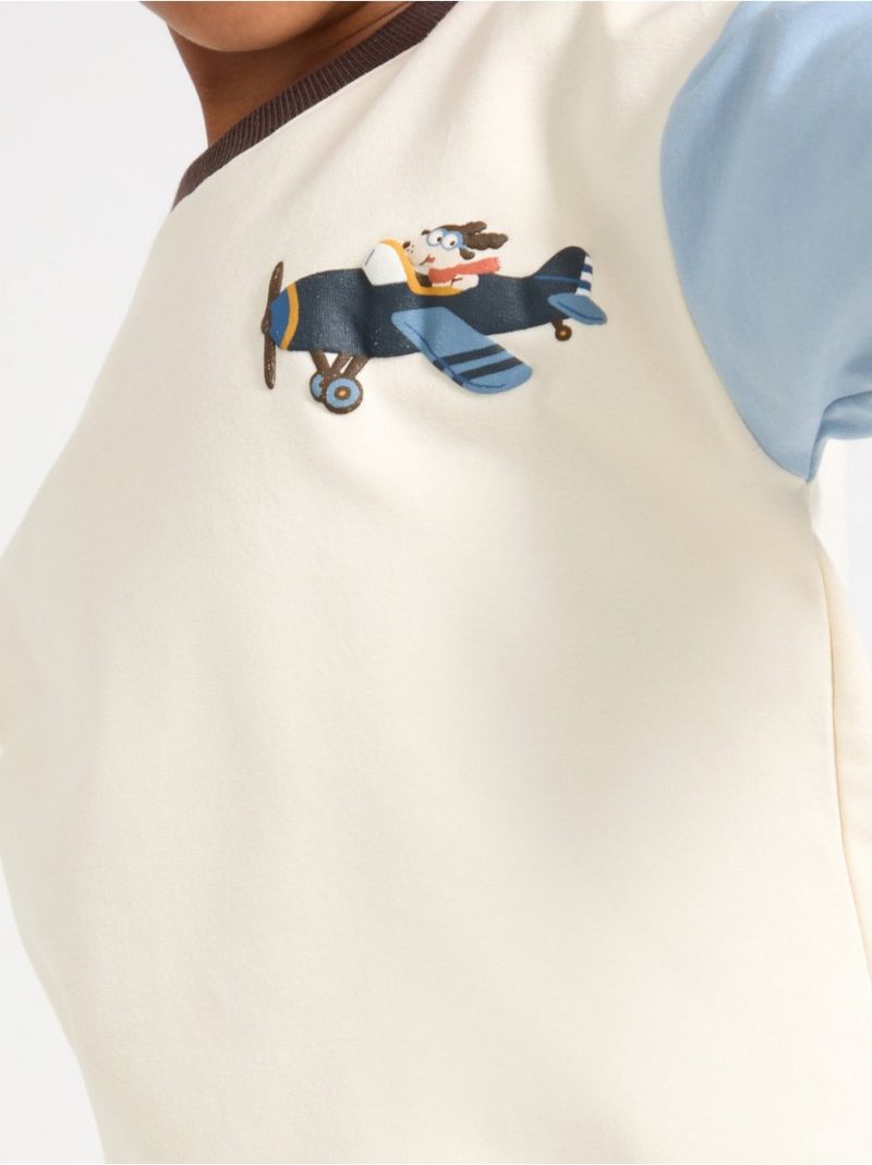 Sweatshirt with brushed inside - 3011668-6728