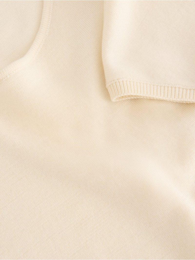 Fine-knit short-sleeved top - 3011906-1230