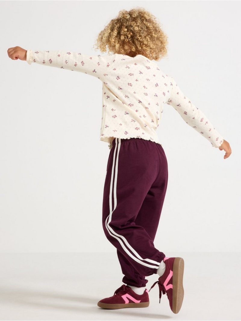 Joggers with brushed inside - 3011954-7268
