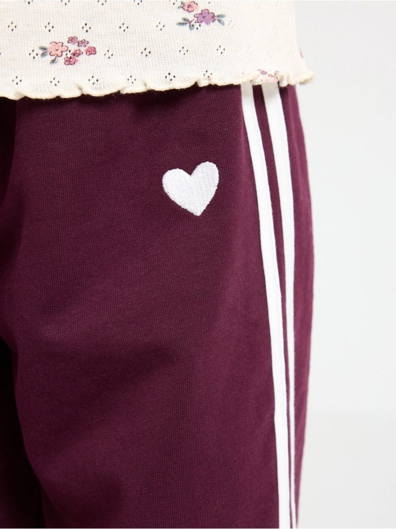 Joggers with brushed inside - 3011954-7268