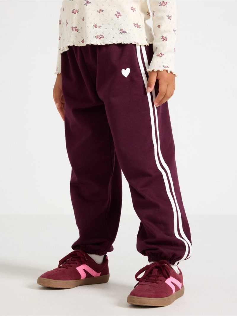 Joggers with brushed inside - 3011954-7268