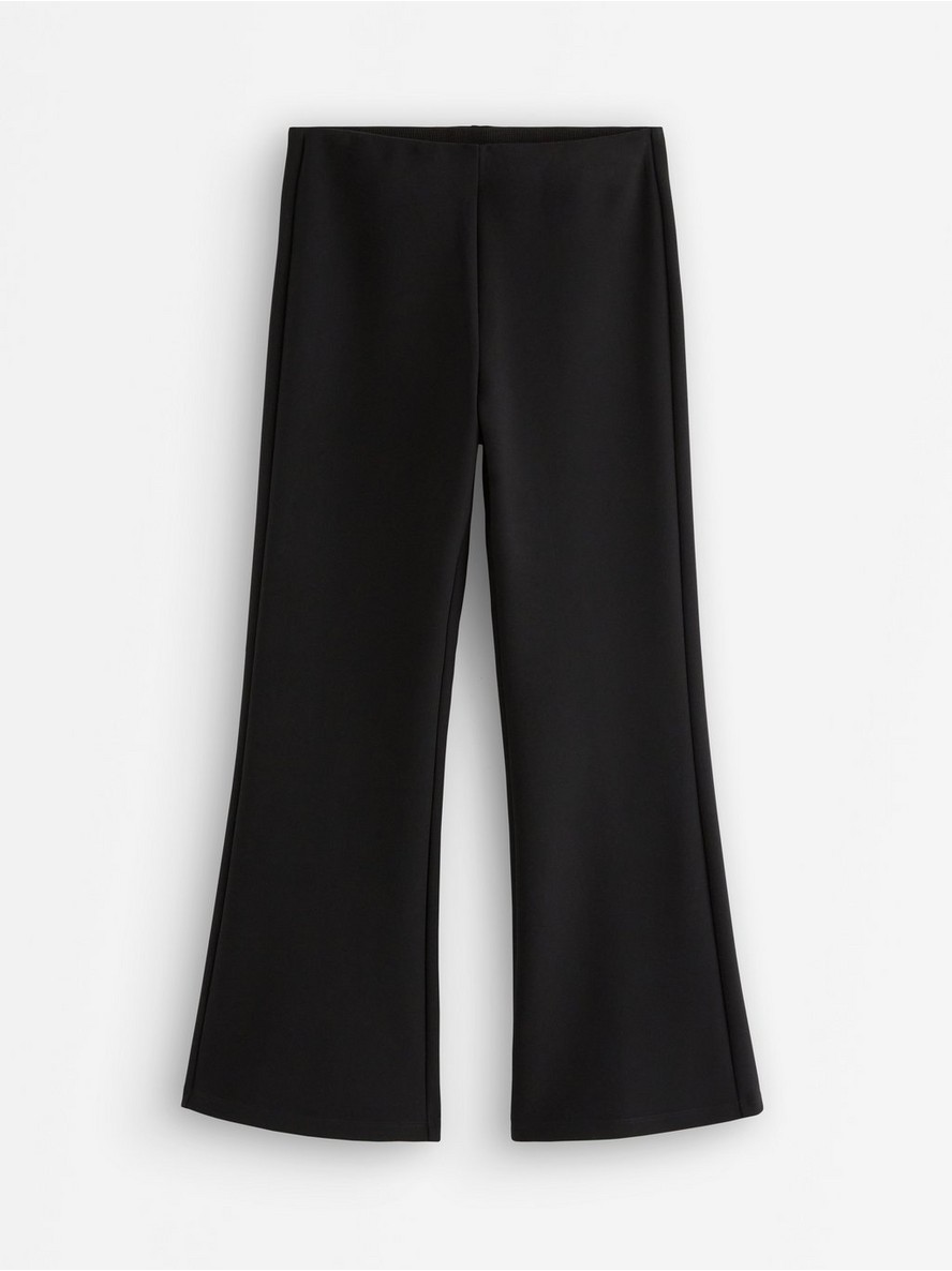 Flared cropped trousers - 3012009-80