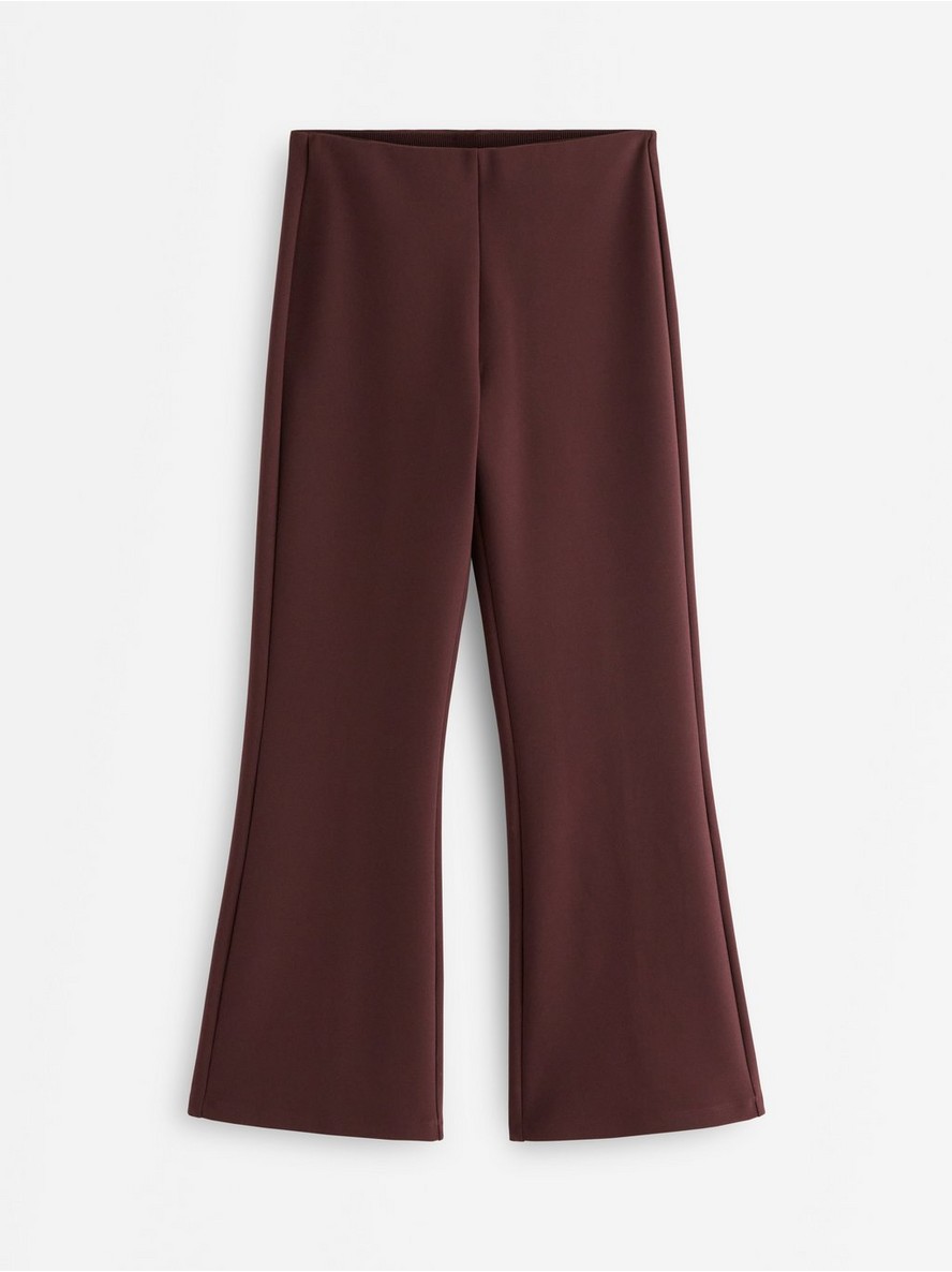 Flared cropped trousers - 3012009-9509