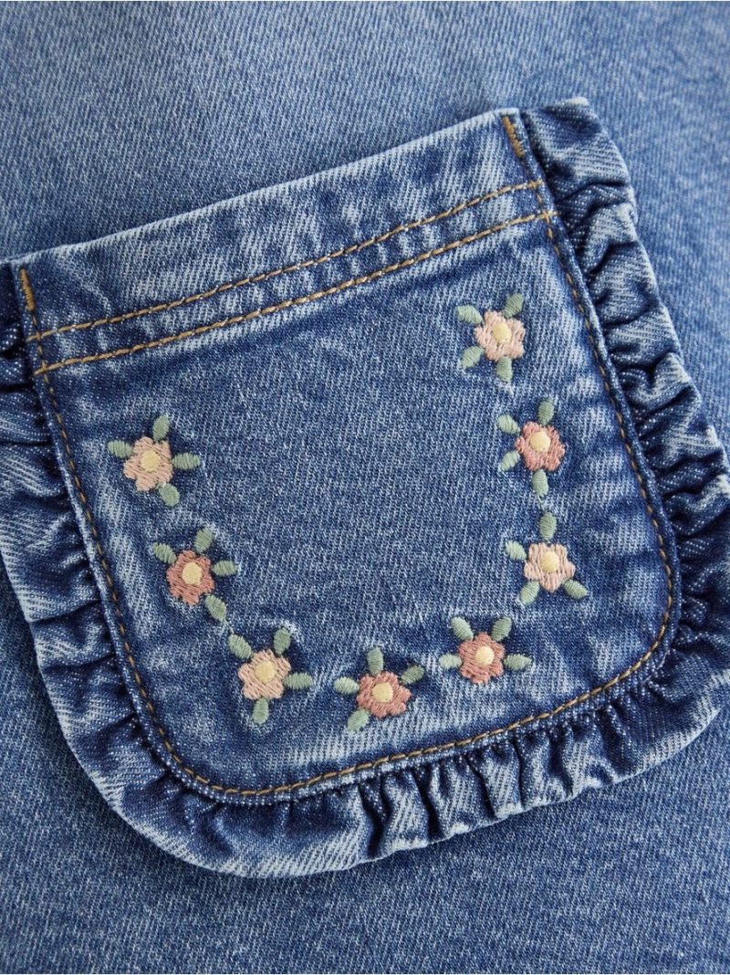 Bib dress in denim - 3012023-790