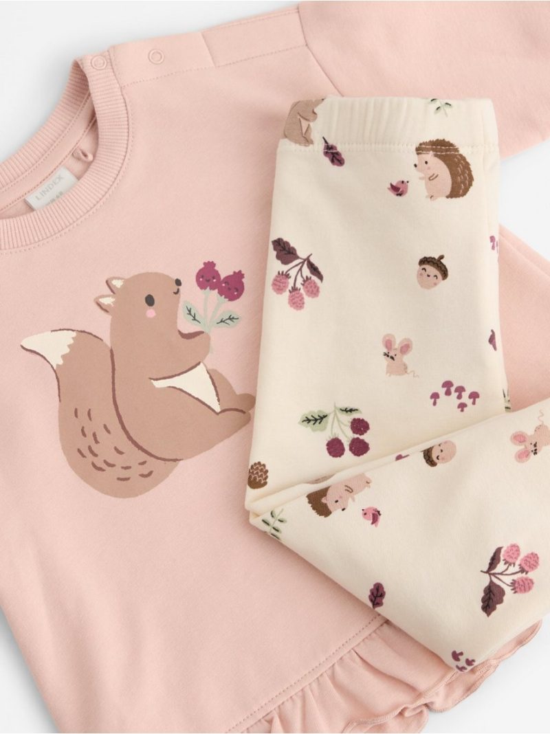 Set with sweatshirt and leggings - 3012057-6928