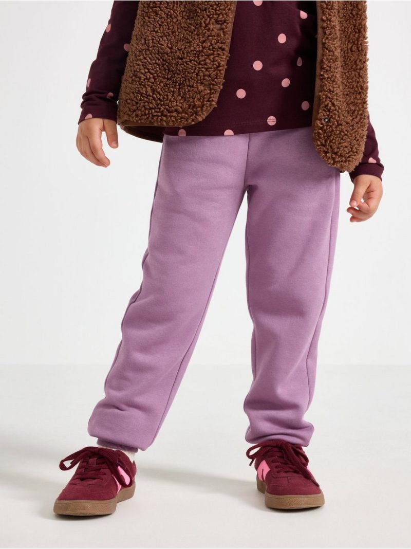 Joggers with brushed inside - 3012080-3741