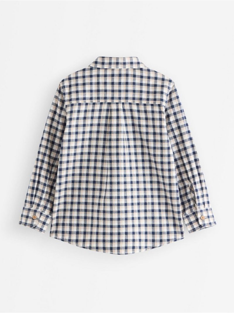 Checked long-sleeved shirt - 3012115-6842