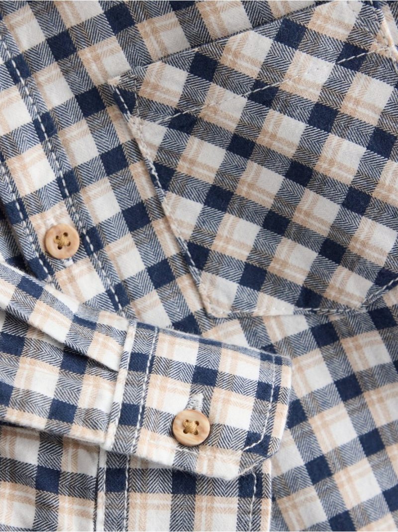 Checked long-sleeved shirt - 3012115-6842