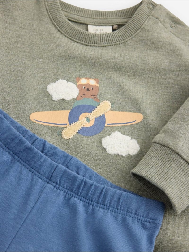 Set with sweatshirt and leggings - 3012259-7607