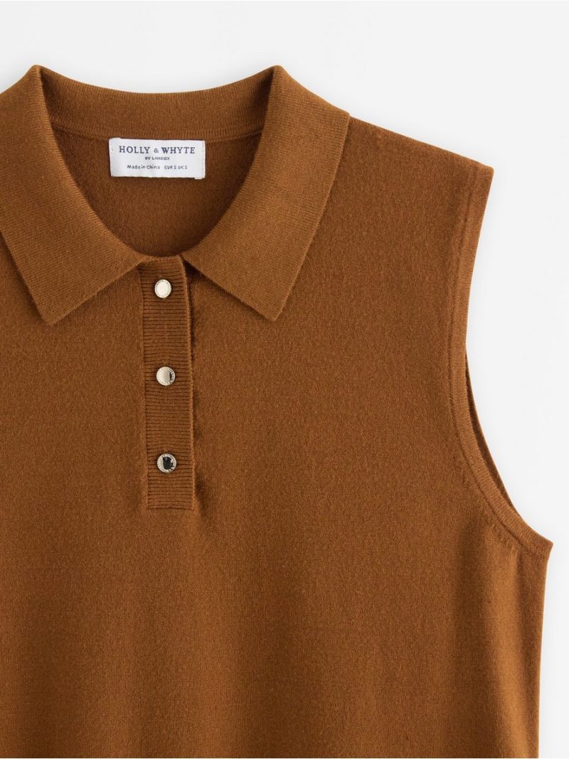 Fine-knit sleeveless top - 3012267-6786