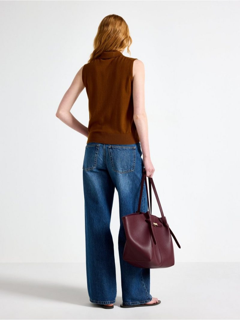 Fine-knit sleeveless top - 3012267-6786