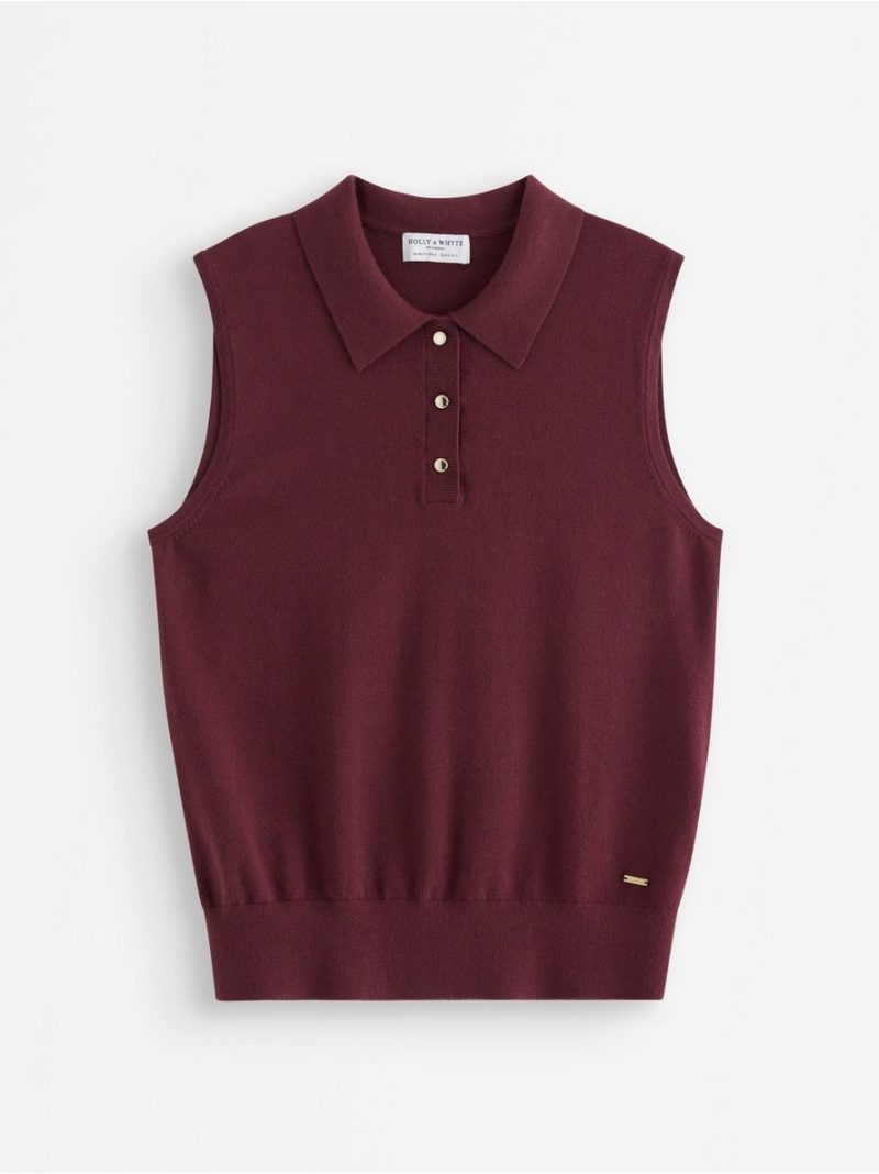 Fine-knit sleeveless top - 3012267-7332