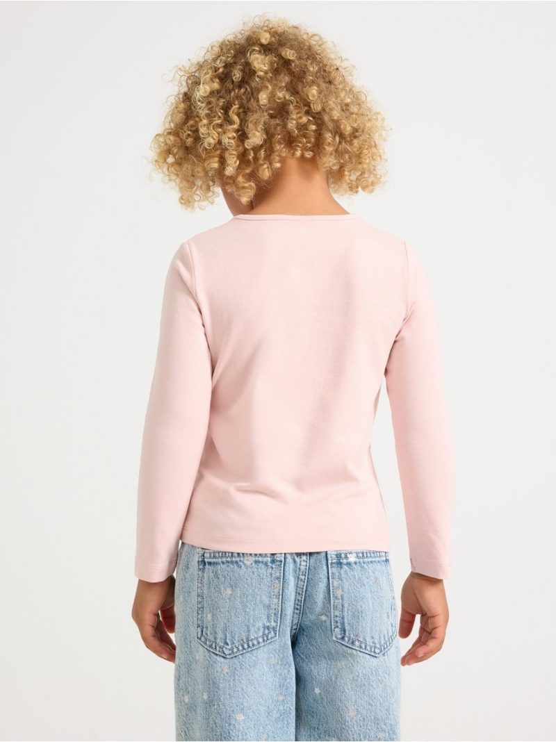 Long sleeved top with sequins - 3012290-6907