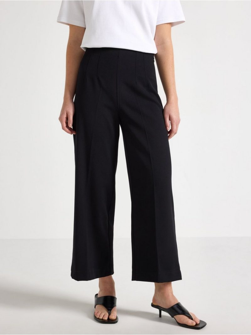 Lykke wide cropped trousers - 3012326-80