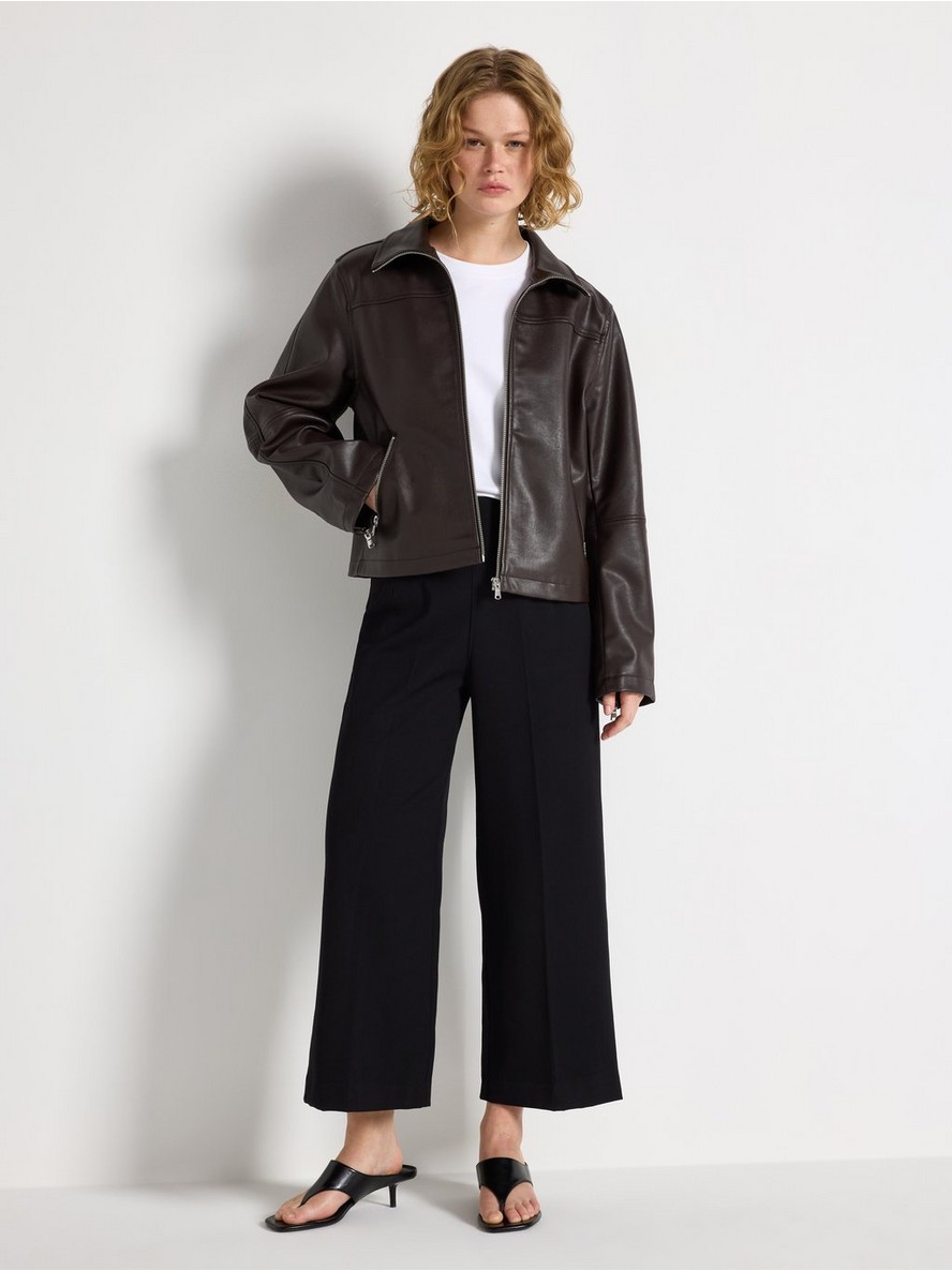 Lykke wide cropped trousers - 3012326-80