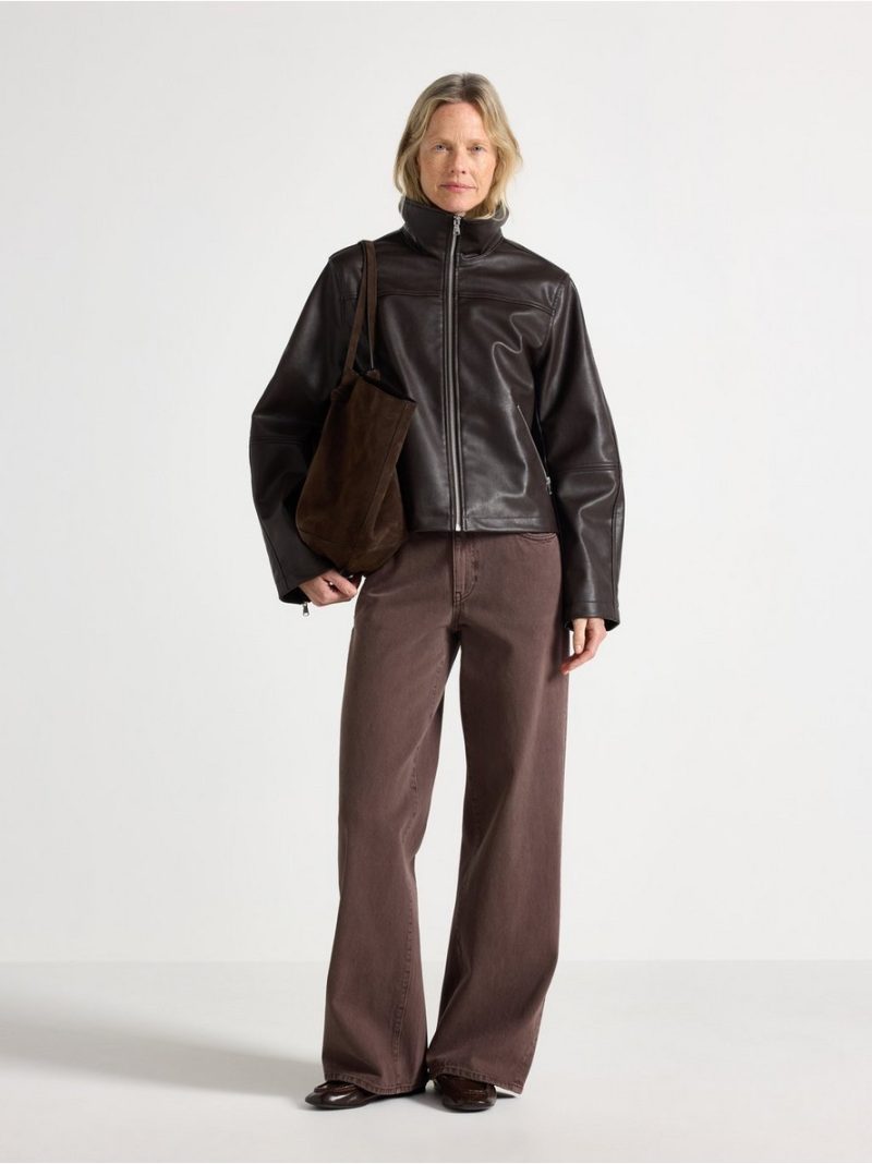 Jacket in imitation leather - 3012338-8117