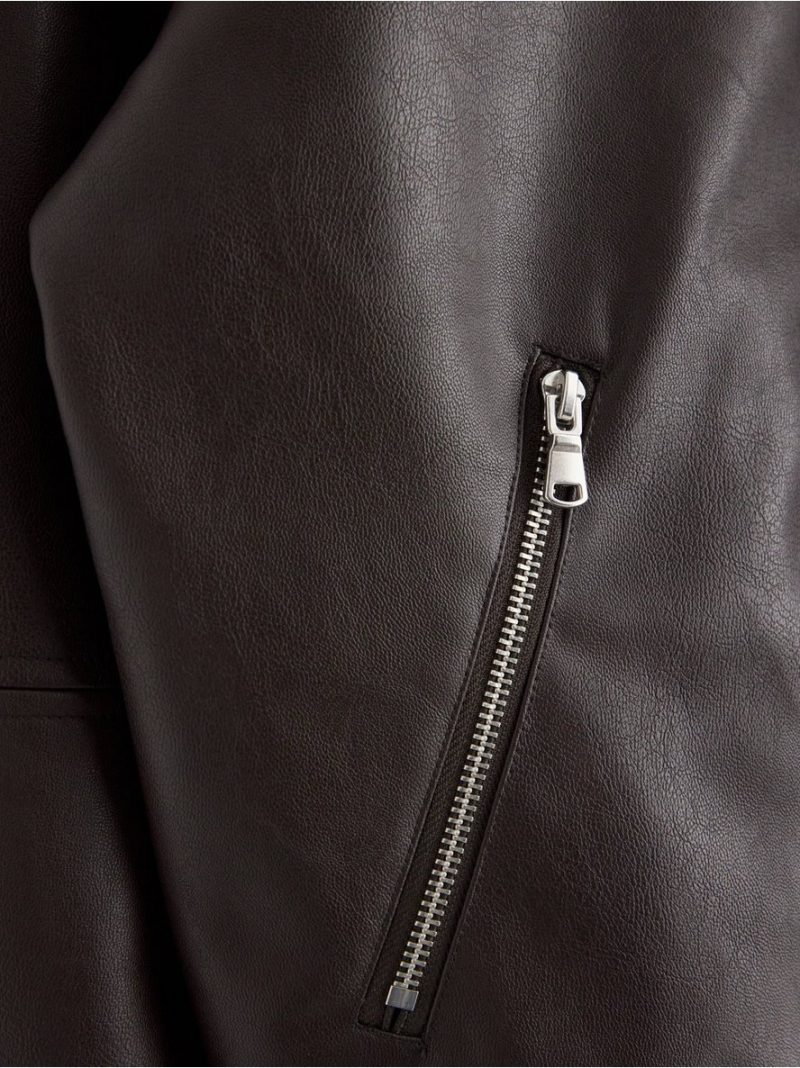 Jacket in imitation leather - 3012338-8117
