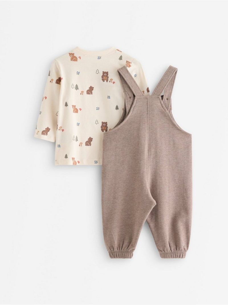 Set with top and dungarees - 3012346-6809